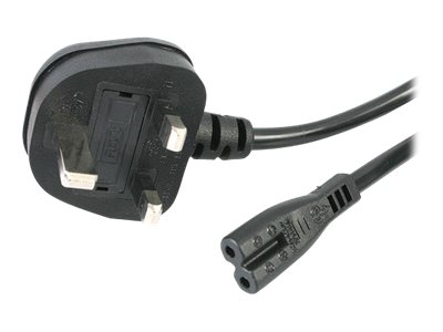 Image of StarTech.com 6 ft Laptop Power Cord 2 Slot Power Cable - power cable - 1.8 m