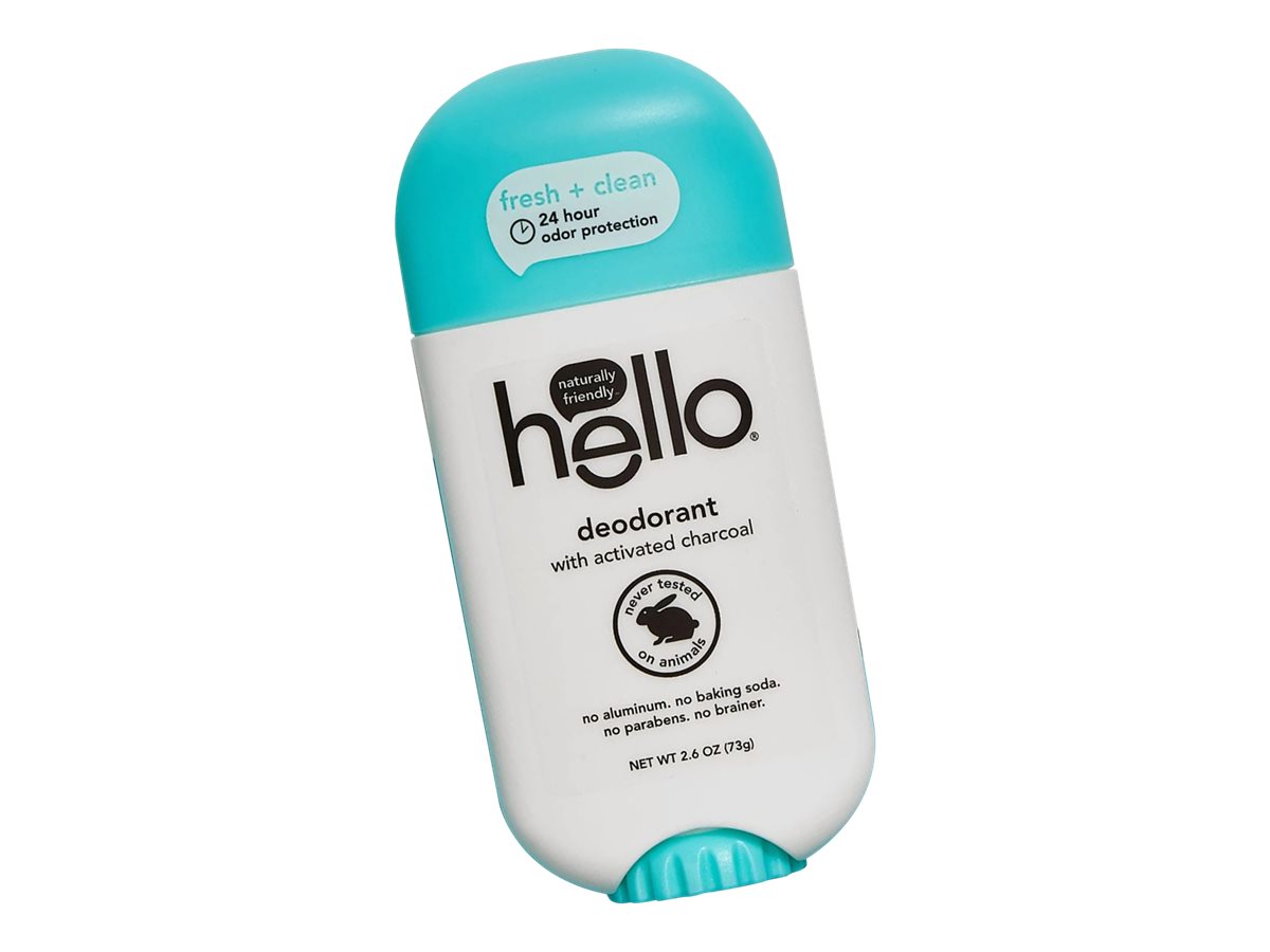 Hello Deodorant with Activated Charcoal Clean + Fresh 73g