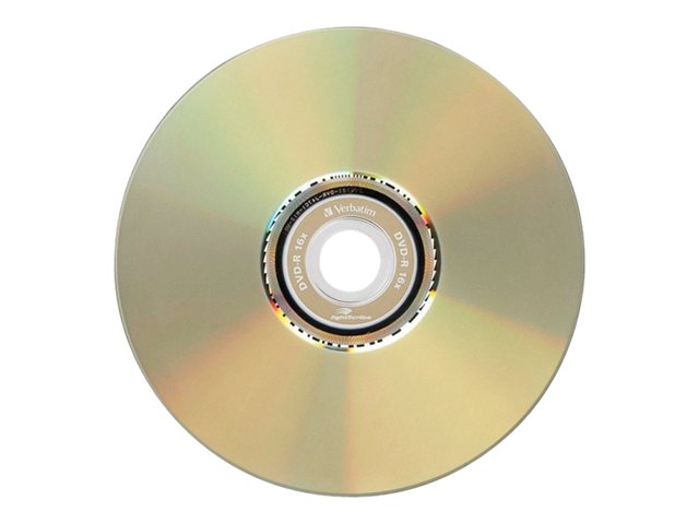 Verbatim 50Pk Dvd-R 4.7Gb 16X Jc Lightscribe