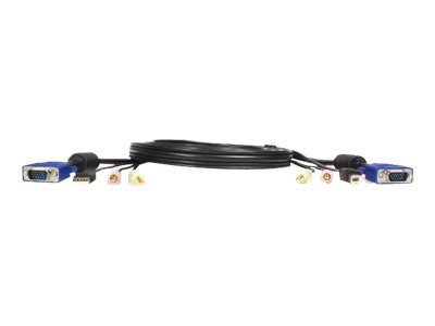 StarTech.com 4-in-1 USB VGA KVM Cable with Audio and Microphone