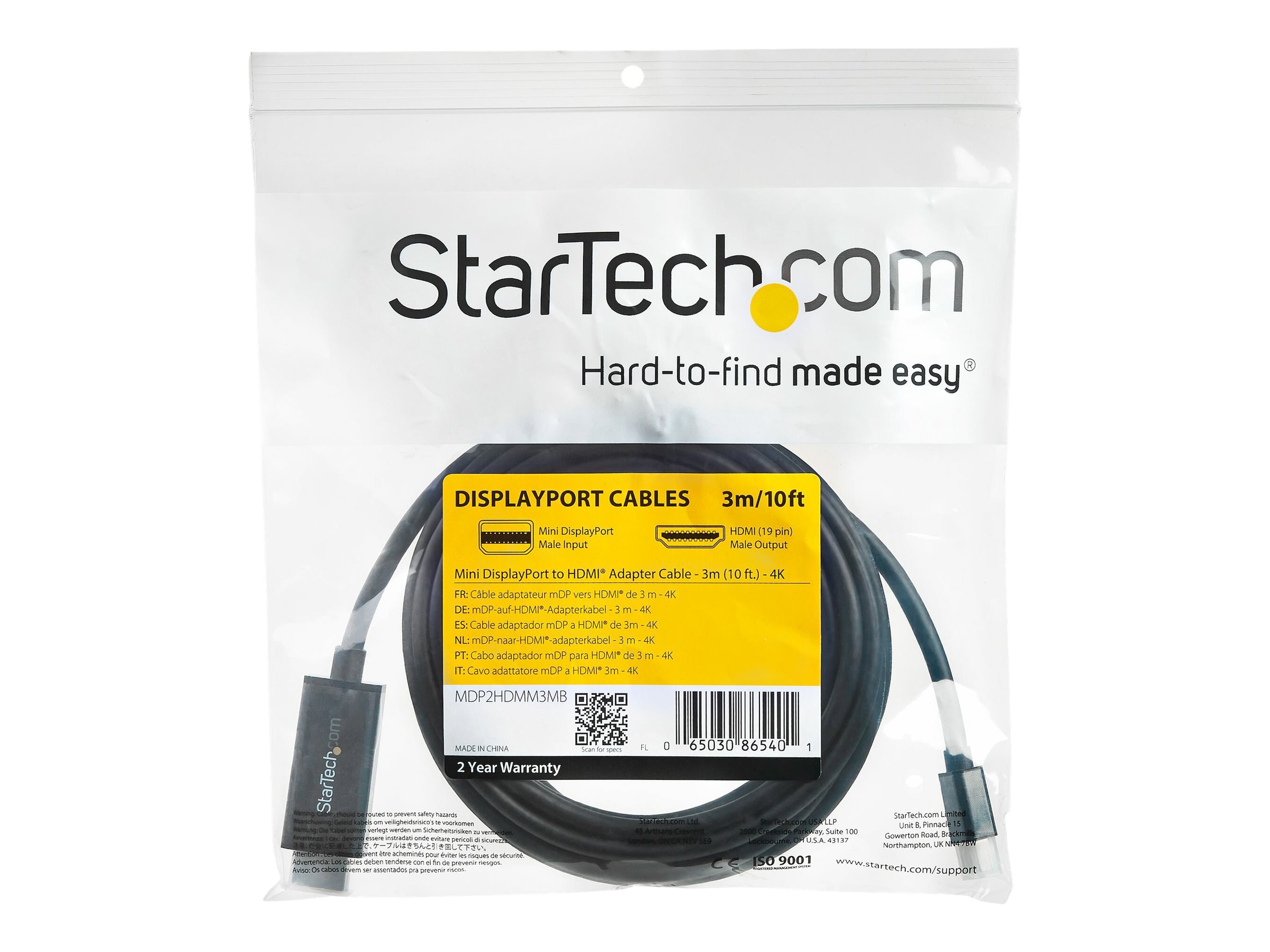 MDP2HDMM3MB | STARTECH.COM