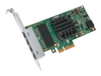 Intel Ethernet Server Adapter I350-T4 - Adaptateur réseau - PCI Express 2.0 x4 faible encombrement - Ethernet, Fast Ethernet, Gigabit Ethernet - 10Base-T, 100Base-TX, 1000Base-T - 4 ports
