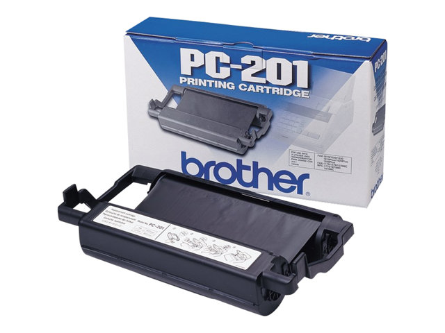 BROTHER PC-201 Farbbandkassette schwarz 420 Seiten 1er-Pack