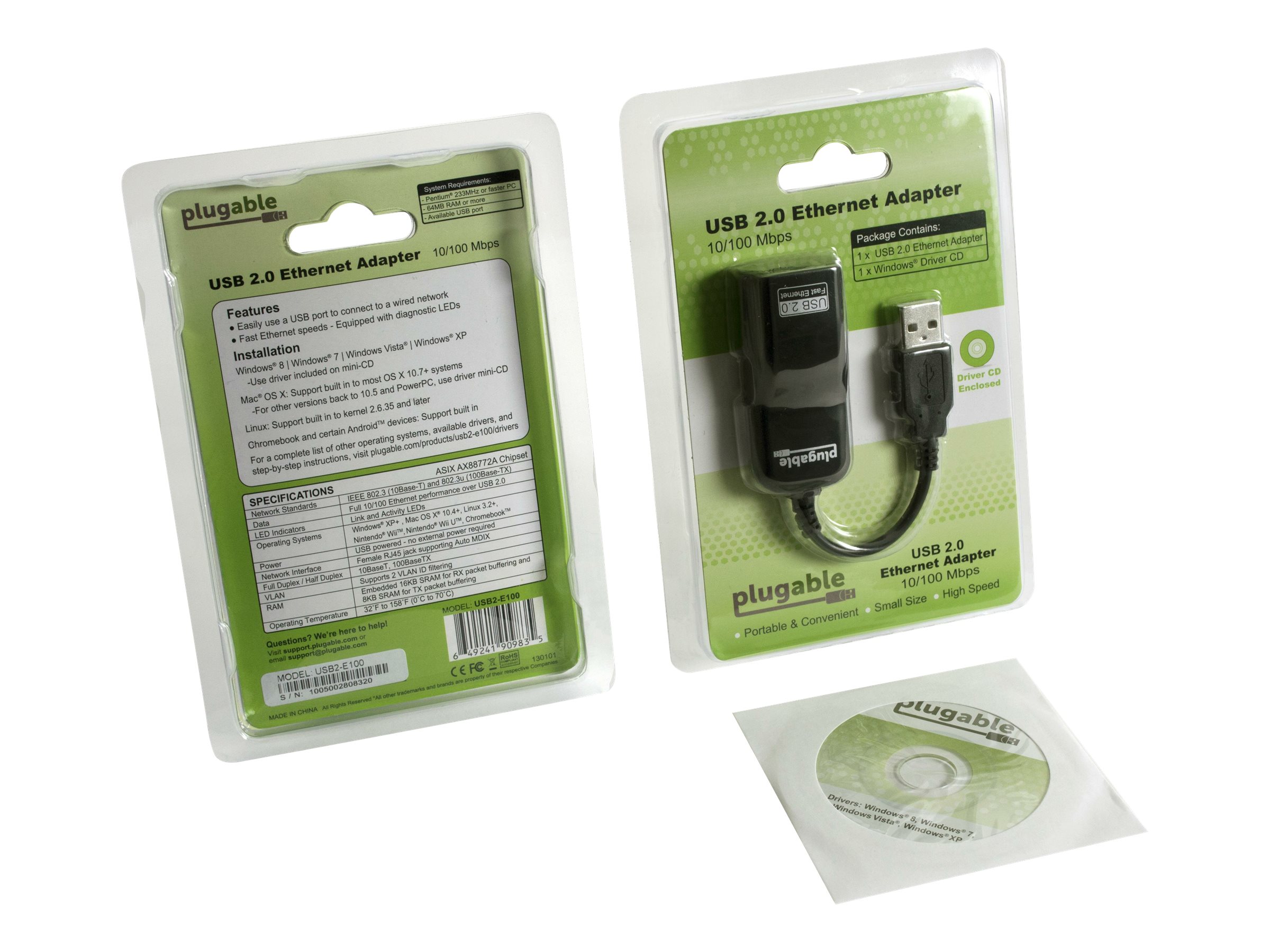 USB2-E100 | PLUGABLE