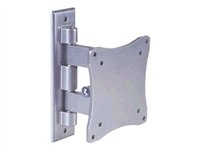 NewStar FPMA-W810 - Kit de montage ( support mural ) pour structure plate - argenté(e) - Taille d'écran : 10 - 24 - Interface de montage : 100 x 100 mm, 75 x 75 mm - mural