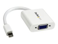StarTech.com Mini DisplayPort to VGA Adapter - White - 1080p