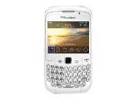 BlackBerry Curve 8520 - Smartphone - GSM - clavier complet - BlackBerry OS - blanc
