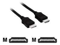 V7 - Câble vidéo/audio - HDMI - HDMI 19 broches (M) - HDMI 19 broches (M) - 5 m - noir