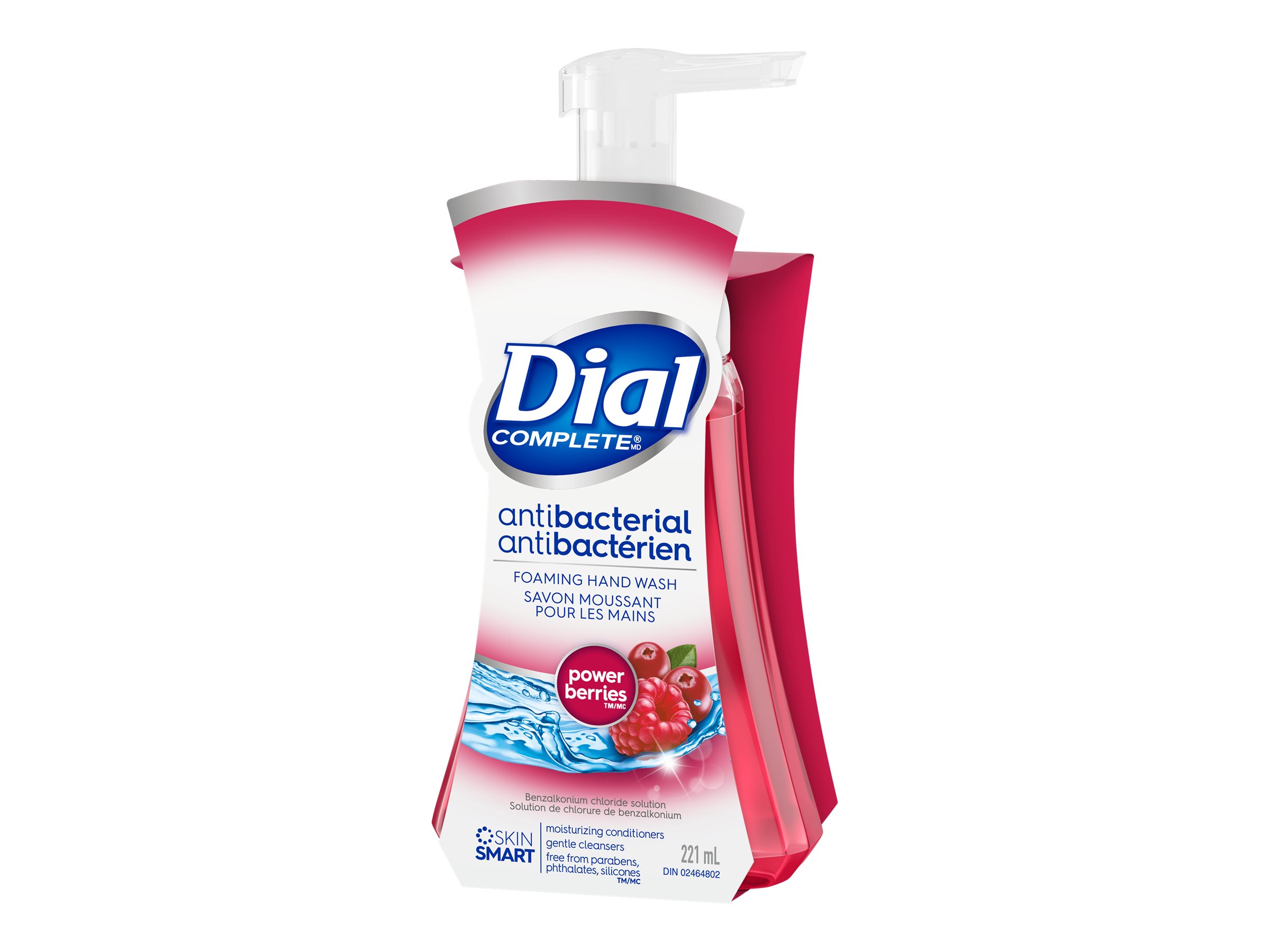 DIAL COMPLETE H/WASH BERRIES 221ML