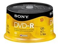 Sony 6X Speed Dvd-R 50 Pk Spindle/Axes