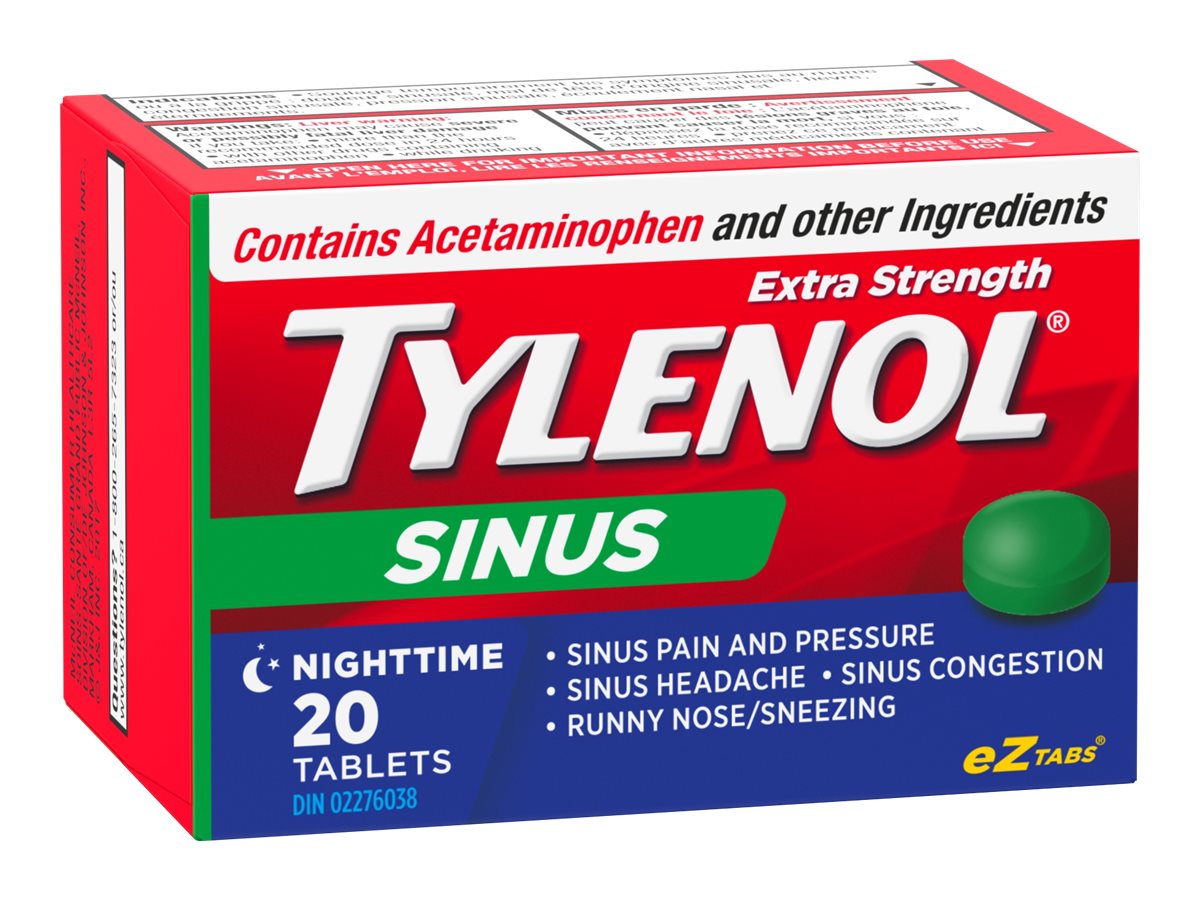 Tylenol* Sinus Extra Strength Nighttime - 20s | London Drugs