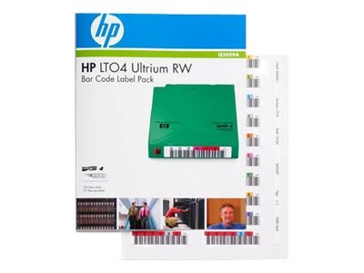 HP Ultrium 4 RW Bar Code Label Pack