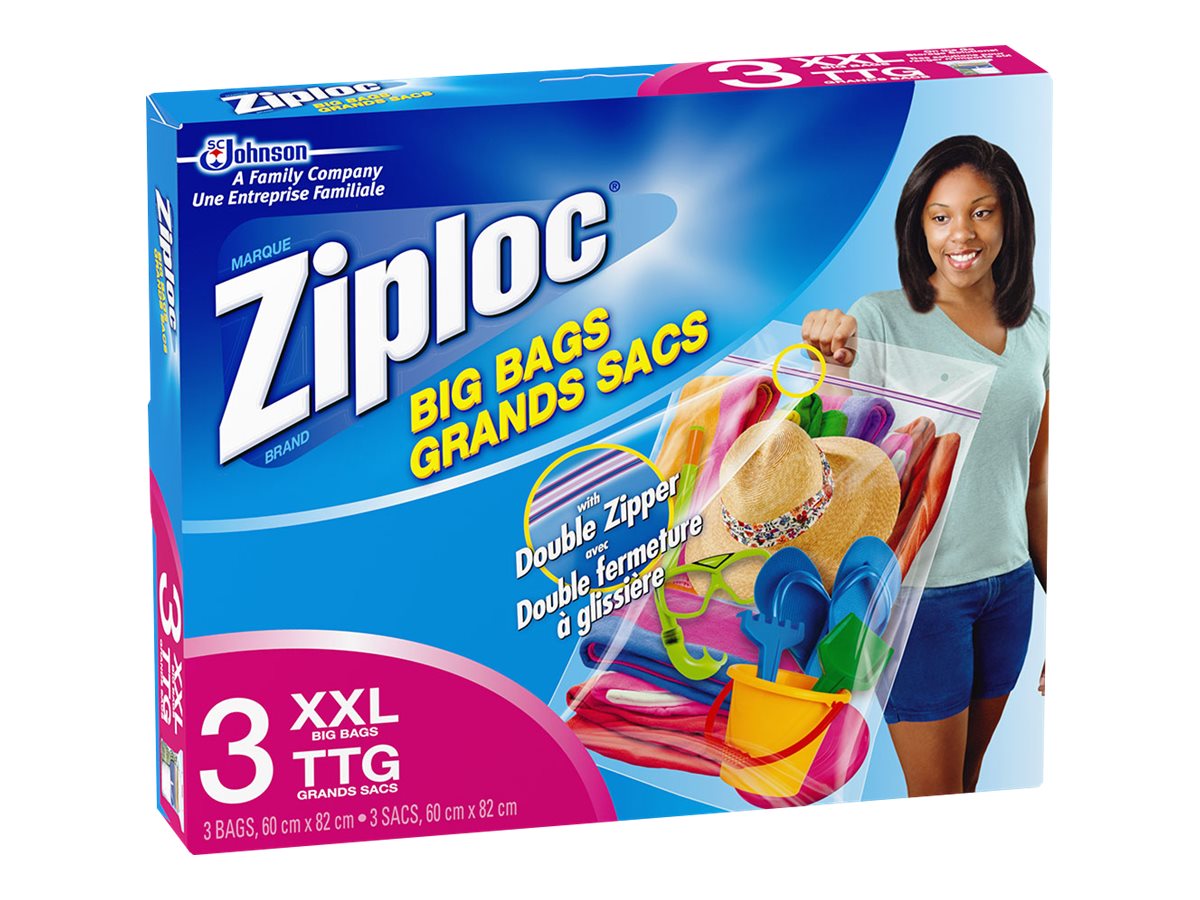 ZIPLOC BIG BAGS XXLARGE/3'