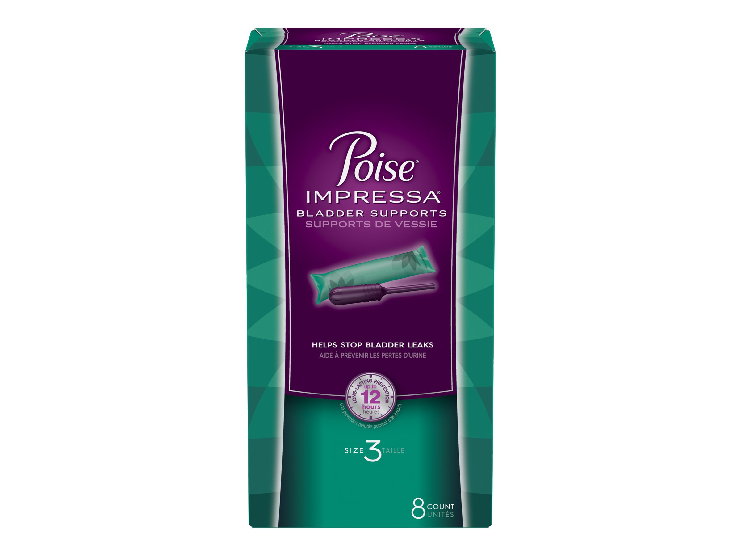 Poise Impressa Bladder Supports Size 3 8s London Drugs