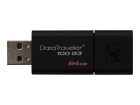 Kingston DataTraveler 100 G3 - USB flash drive - 64 GB