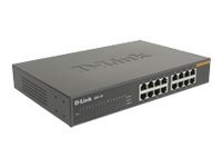 D-Link Feth/Eth 16Pt Switch 16 Rj45 Nway Desktop Only