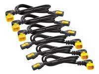 APC Power Cord Kit (6 ea) Locking C13 TO C14 (90 Degree) 0.6m