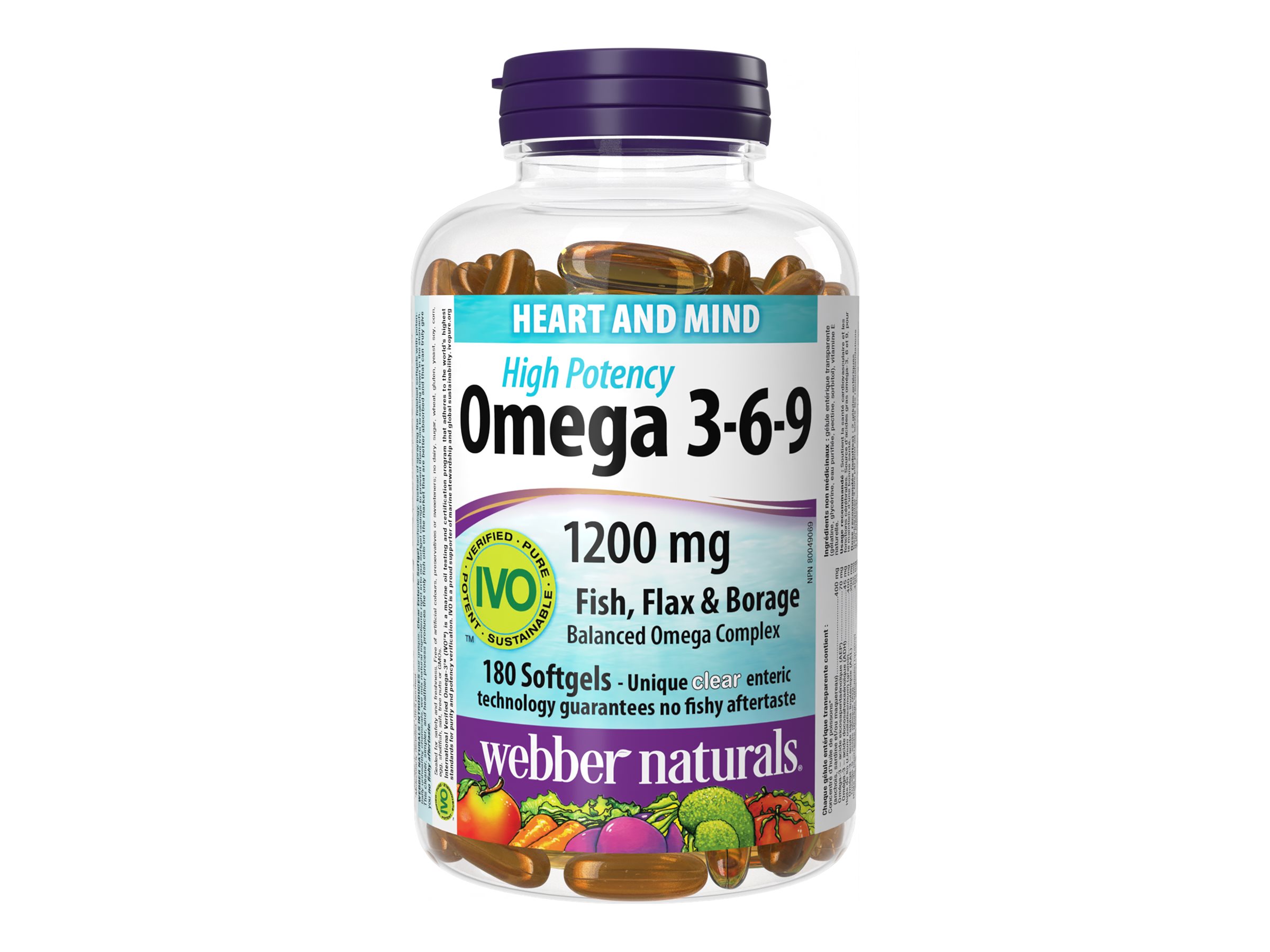 ber Naturals Omega 369 Softgels 1200mg 180's