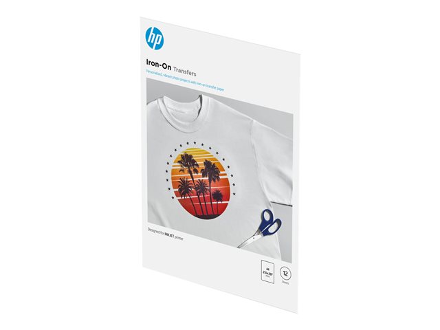 HP original Iron-on transfers thermical 170g/m2 A4 12 sheets 1-pack