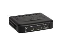 V7 5-Port 10/100/1000 - Commutateur - non géré - 5 x 10/100/1000 - Ordinateur de bureau