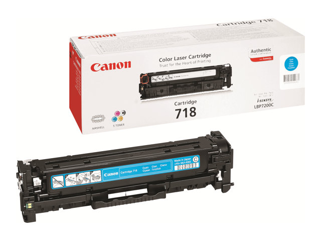 CANON 718 Toner cyan Standardkapazität 2.900 Seiten 1er-Pack