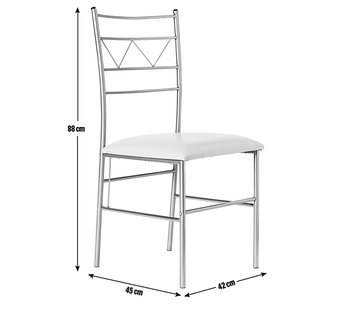 Argos Home Oslo Wood Effect Table 4 Metal Chairs Black Image