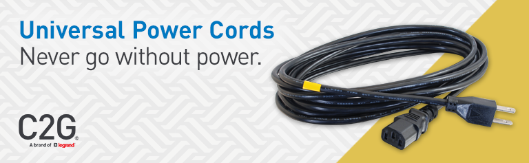 Cables To Go 09482 Universal 18 Awg Power Cord 15 Ft